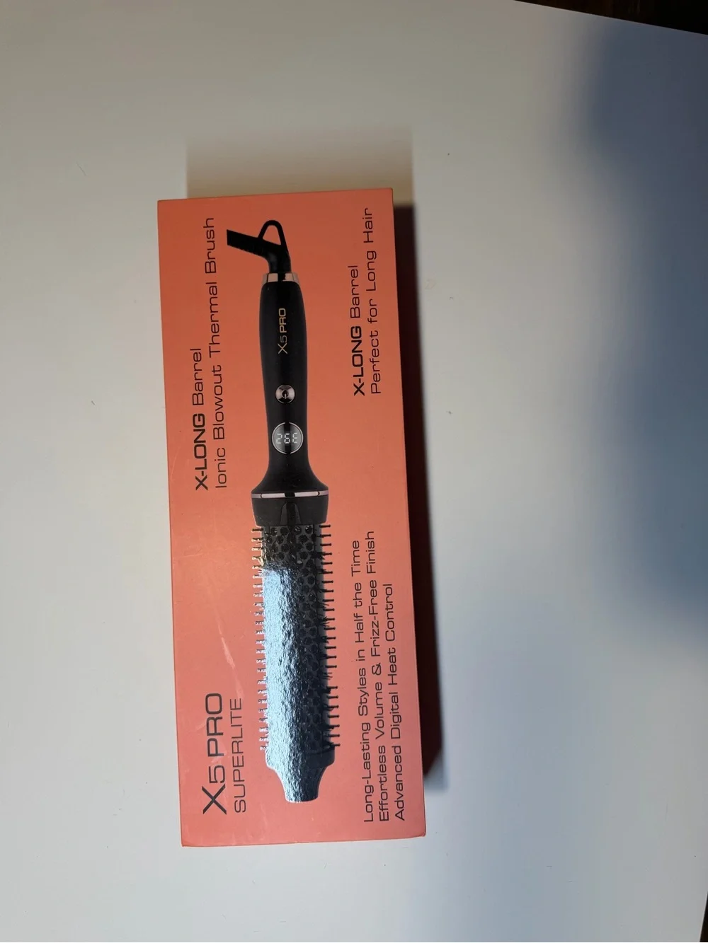 Superlite Black Ionic Blowout Thermal Brush - Men Grooming